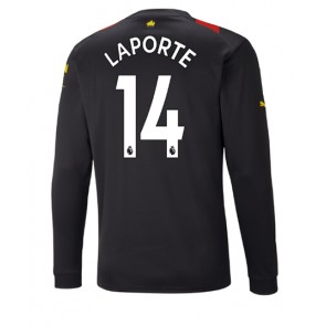 Manchester City Aymeric Laporte #14 Bortatröja 2022-23 Långärmad